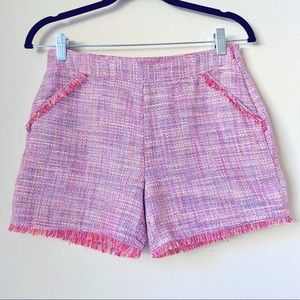 NWT Brooks Brothers Pink Tweed Shorts Teen Kids 16